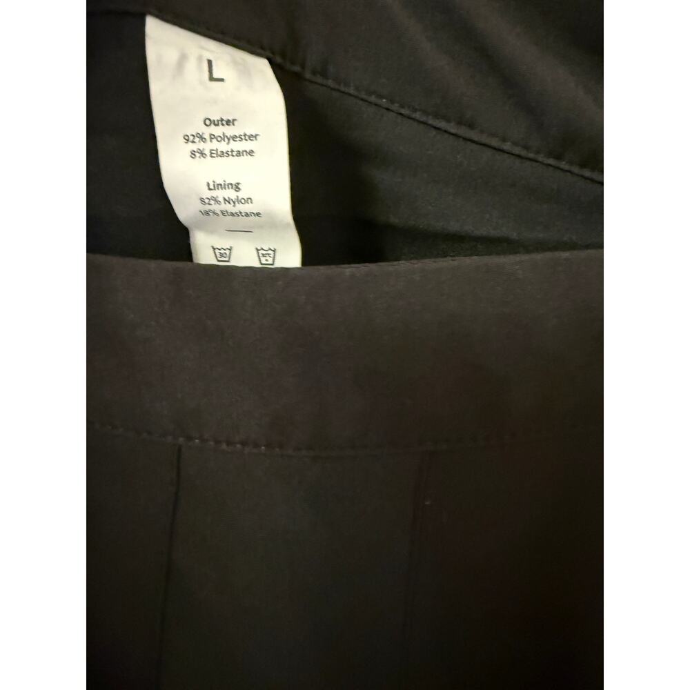 Halara Black Pleated Tennis Skirt with Shorts - size large - Picture 7 of 7